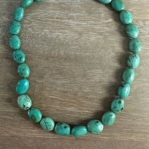 Turquoise Chunky Boho Necklace